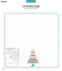 Studio Light - Cutting Dies - Essentials Nr. 934 - B-Day Cake