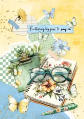 Studio Light A4 Card Making Pad - Spring Wings