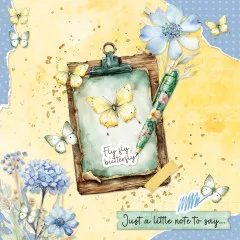 Studio Light A4 Card Making Pad - Spring Wings