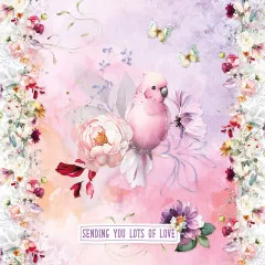 Studio Light A4 Card Making Pad - Blooming Flowers