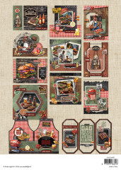 Studio Light A4 Card Making Pad - BBQ Party