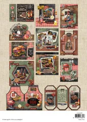 Studio Light A4 Card Making Pad - BBQ Party