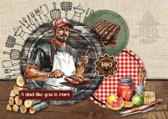 Studio Light A4 Card Making Pad - BBQ Party