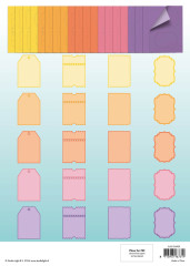 Studio Light A4 Die-Cut Card Shapes - Happy and Bright