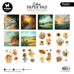 Studio Light - 8x8 Collage Paper Pad - Summer Beauty