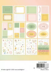 Studio Light A6 DIY Block - Essentials Nr. 65 - Floral Pastel Frames