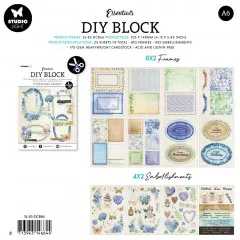 Studio Light A6 DIY Block - Essentials Nr. 66 - Hydrangea Frames