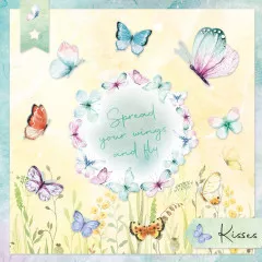 Studio Light - A4 Die-Cut Designer Paper Pad - Beautiful Butterfly