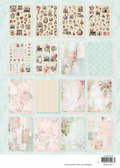 Studio Light - A4 Die-Cut Designer Paper Pad - Shabby Chic