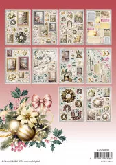 Studio Light Die-Cut Paper Pad - Christmas Essentials Nr. 201 - Romantic Christmas