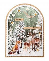 Studio Light - Die-Cut Paper Pad - Christmas Essentials Nr. 204 - Festive Forest