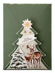 Studio Light - Die-Cut Paper Pad - Christmas Essentials Nr. 204 - Festive Forest