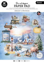 Studio Light - Die-Cut Paper Pad - Christmas Essentials Nr. 217 - Dreamy Christmas A4