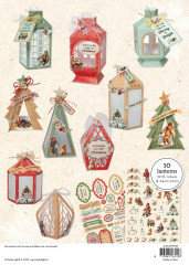 Studio Light - Sparkling Christmas Essentials - Die-cut Designer Lanterns