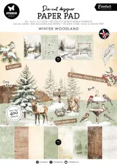 Studio Light - Die-Cut Paper Pad - Winter Woodland