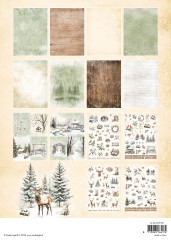 Studio Light - Die-Cut Paper Pad - Winter Woodland