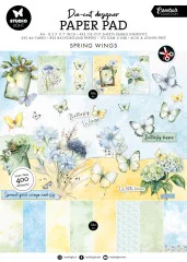 Studio Light - A4 Die-Cut Designer Paper Pad - Spring Wings