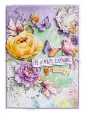 Studio Light - Die-Cut Paper Pad - Blooming Flowers