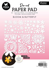 Studio Light - Die-Cut Paper Pad - Bloom & Butterfly