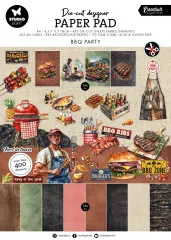 Studio Light - A4 Die-Cut Designer Paper Pad - BBQ Party