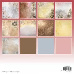 Studio Light 8x8 Paper Pad - Christmas Essentials Nr. 197 - Romantic Christmas