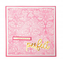 Studio Light Embossing Folder - Essentials Nr. 17 - Flower Pattern