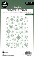 Studio Light Embossing Folder - Christmas Essentials Nr. 21 - Ice Crystals