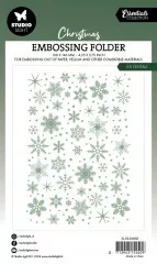 Studio Light Embossing Folder - Christmas Essentials Nr. 21 - Ice Crystals