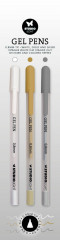 Studio Light - Gel Pens - White/Gold/Silver