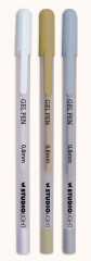 Studio Light - Gel Pens - White/Gold/Silver