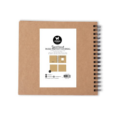Studio Light - Spiral Bound Passe-Partout Journal - Kraft