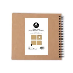 Studio Light - Spiral Bound Passe-Partout Journal - Kraft