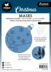 Studio Light Mask Stencil - Essentials Nr. 212 - Christmas Ball