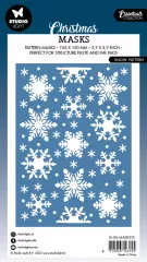 Studio Light Mask Stencil - Essentials Nr. 213 - Snow Pattern