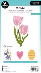 Studio Light - Masks / Stencils - Essentials Nr. 248 - Tulip Flowers