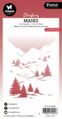 Studio Light - Masks / Stencils - Christmas Essentials Nr. 288 - Winter Hills