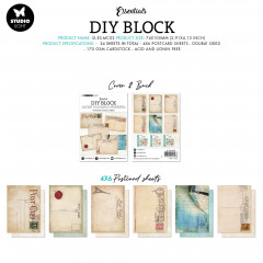 Studio Light Mini DIY Block - Essentials Nr. 02 - Vintage Postcards