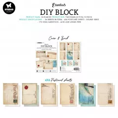 Studio Light Mini DIY Block - Essentials Nr. 02 - Vintage Postcards