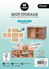 Studio Light - MDF Storage - Basic Box, Three Boxes - Essentials Tools Nr. 21