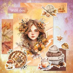 Studio Light A5 Mixed Paper Pad - Essentials Nr. 369 - Cozy Autumn
