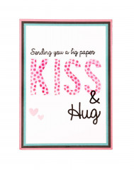 Studio Light - Masks & Stamps - Essentials Nr. 06 - Kiss Sentiments