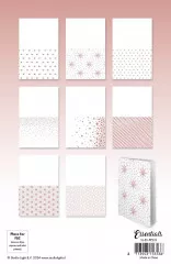 Studio Light - A6 Foiled Cards Paper Pad - Essentials Nr. 223 - Rose Gold Christmas