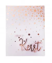 Studio Light - A6 Foiled Cards Paper Pad - Essentials Nr. 223 - Rose Gold Christmas