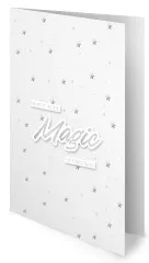Studio Light - A6 Foiled Cards Paper Pad - Essentials Nr. 384 - Silver Christmas