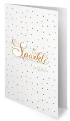 Studio Light - A6 Foiled Cards Paper Pad - Essentials Nr. 385 - Bronze Christmas
