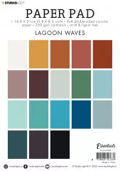 Studio Light A5 Mixed Paper Pad - Essentials Nr. 89 - Lagoon Waves