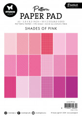 Studio Light A5 Paper Pad - Essentials Nr. 163 - Shades Of Pink