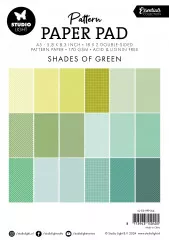 Studio Light A5 Paper Pad - Essentials Nr. 164 - Shades Of Green