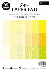 Studio Light - A5 Pattern Paper Pad - Essentials Nr. 233 - Autumn Yellow