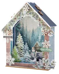 Studio Light - Christmas Plywood - House Scenery